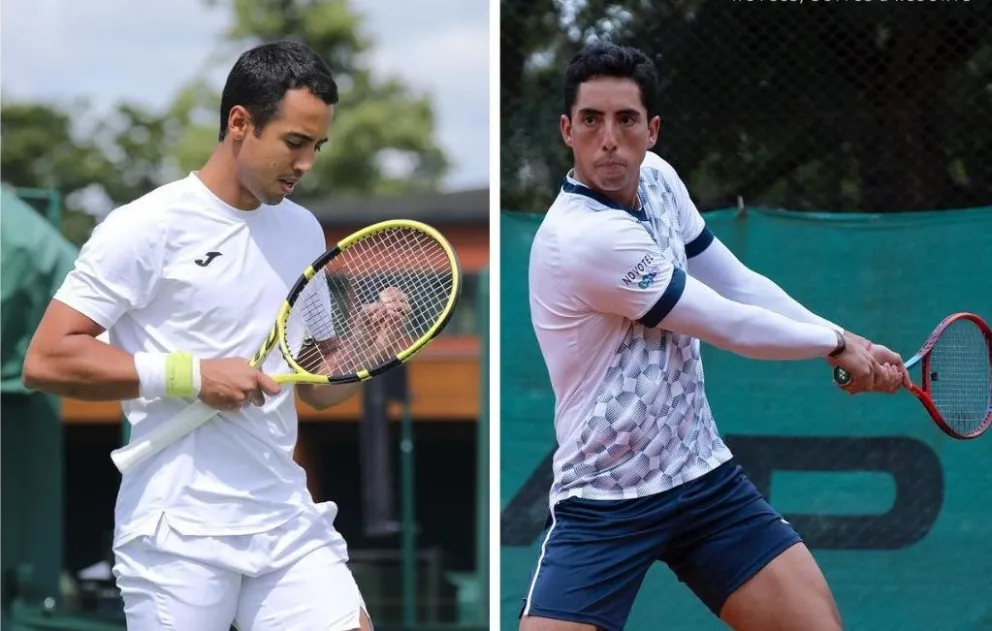 Los hermanos Hugo (izq.) y Murkel Dellien estarán en Wimbledon. Fotos: Redes Sociales.