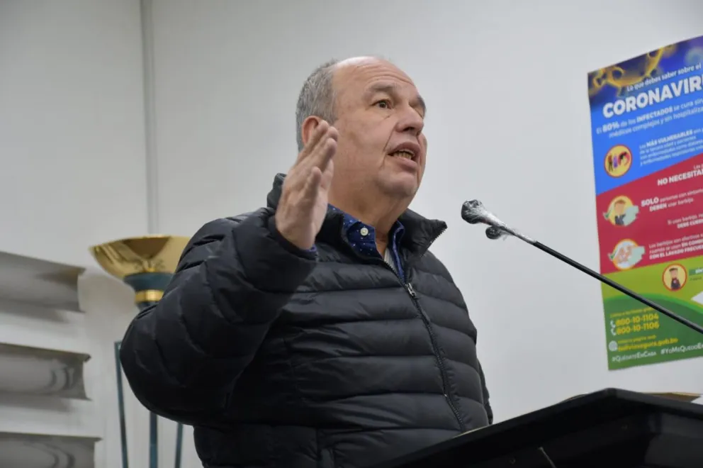 Arturo Murillo, cuando era ministro de Gobierno.   Foto: Archivo Ministerio de Gobierno  