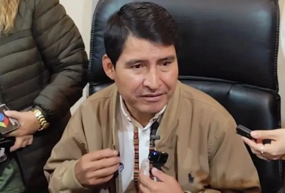 Damián Condori, gobernador de Chuquisaca. Foto: ABI
