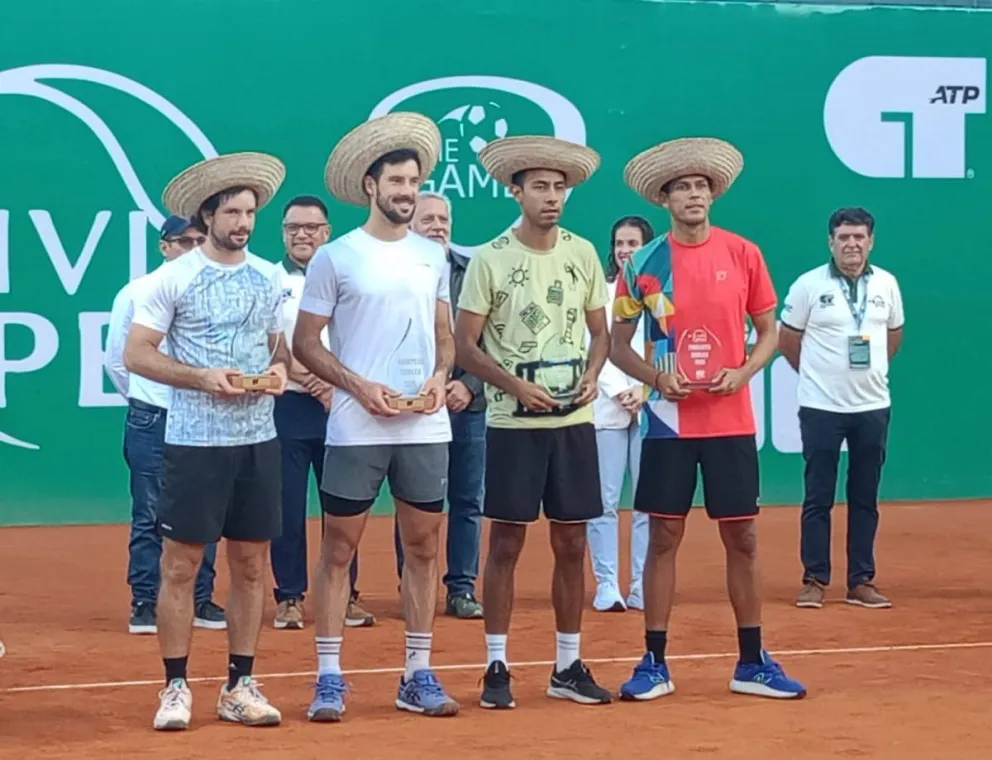 La ceremonia de premiación luego del torneo. Foto: Bolivia Open
