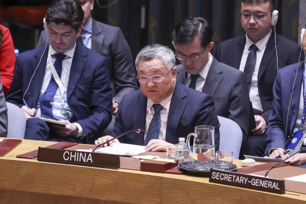 Fu Cong, fotografía de archivo del embajador chino ante la ONU. Foto: EFE