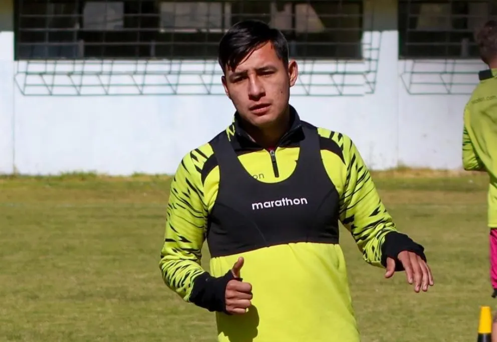 José Alfredo Flores en un entrenamiento pasado del Tigre. Foto: club The Strongest