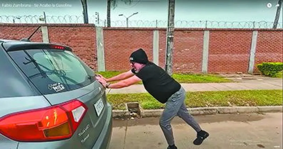 Fragmento del videoclip de Fabio Zambrana. FOTO: Captura de pantalla