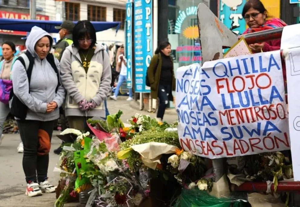 El lugar donde Brandon Lee fue asesinado, en la ciudad de El Alto. Foto: Leny Chuquimia / Visión 360