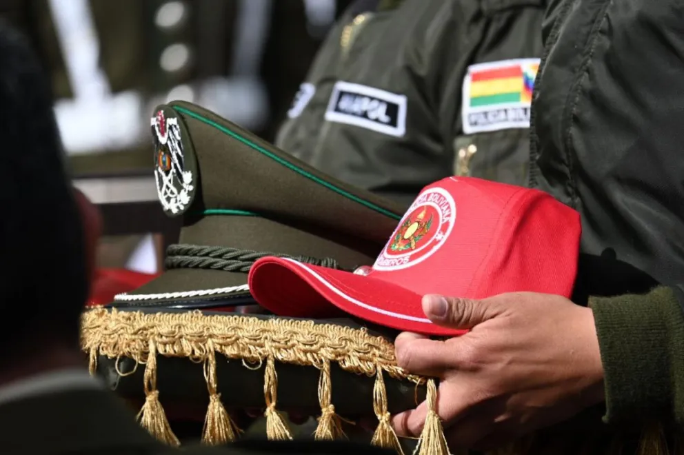 Los fallecidos fueron ascendidos de forma póstuma. Foto: Policía Boliviana 