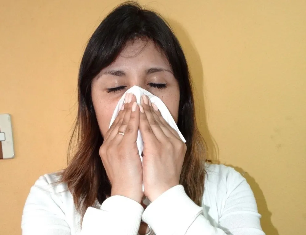 Una paciente con congestión nasal. FOTO: AMUN