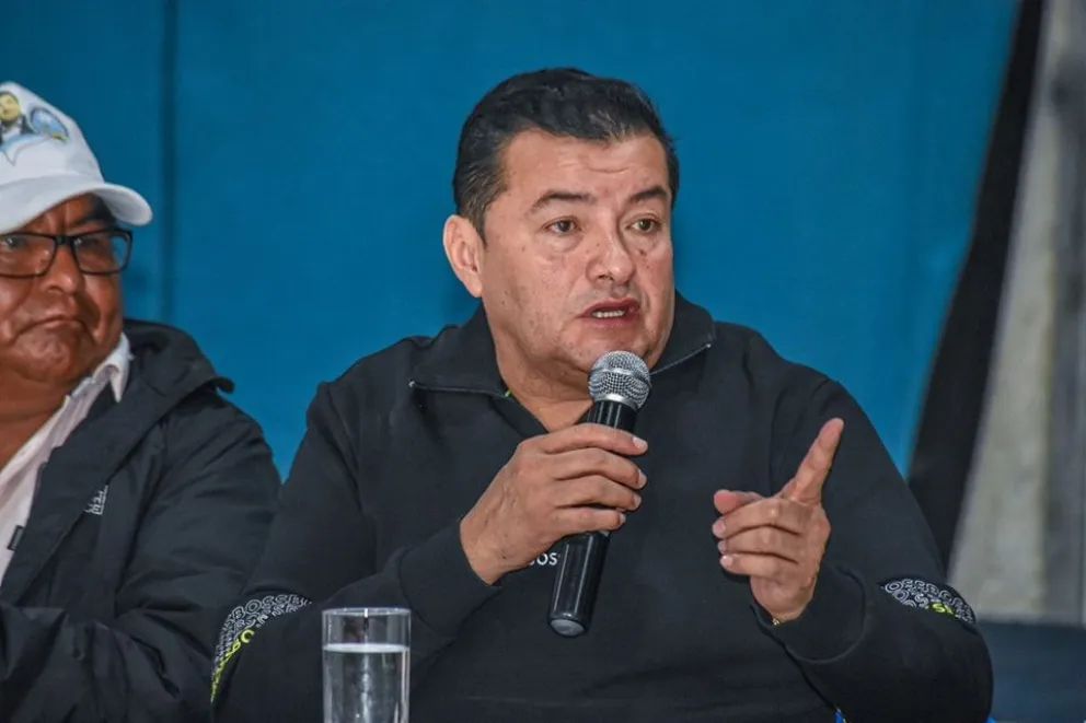 Fernández, durante un encuentro con sus partidarios. Foto: RRSS del alcalde 