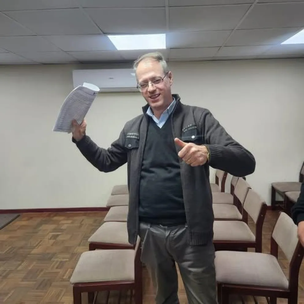 Jaime Dunn en la Contraloría. Foto: JD Facebook