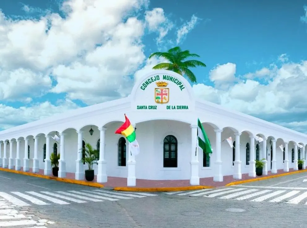 Instalaciones del Concejo Municipal de Santa Cruz de la Sierra. Concejo Municipal
