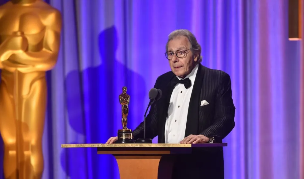 Lalo Schifrinm durante una premiación en los Oscar. Foto: @HollywoodGroove