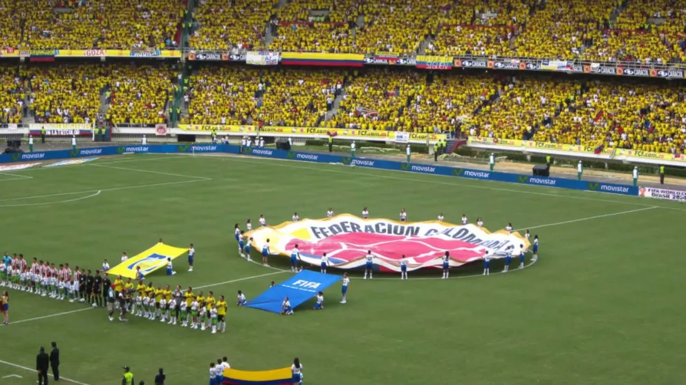 Así lució el estadio Metropolitano de Barranquilla en el partido entre Colombia y Paraguay. Foto: 360radio