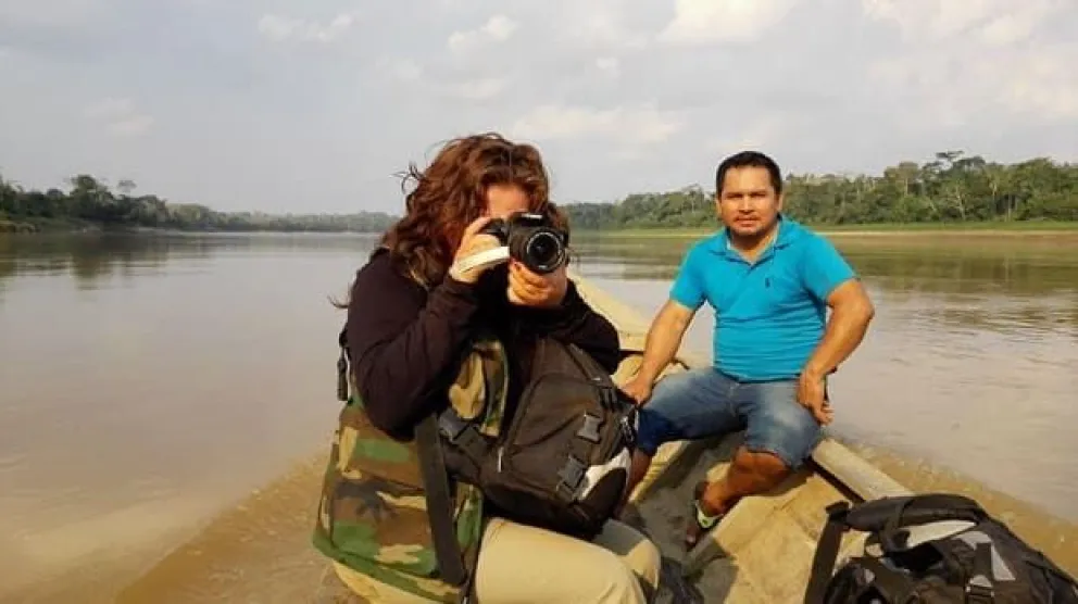 Ximena Mercado, la periodista afectada. Foto: Ximena Mercado