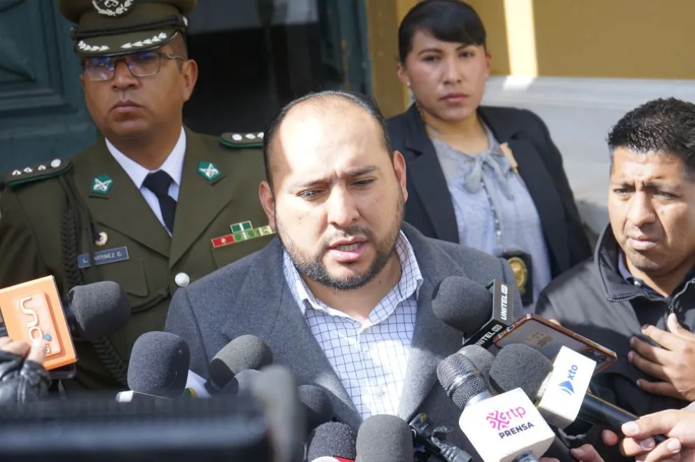 Roberto Ríos, ministro de Gobierno. Foto: APG