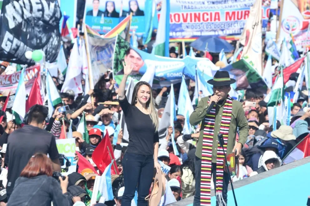 El binomio de Alianza Popular. Foto: APG