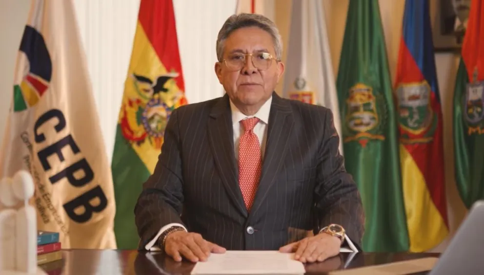 Giovani Ortuño, presidente de la CEPB. Foto: CEPB