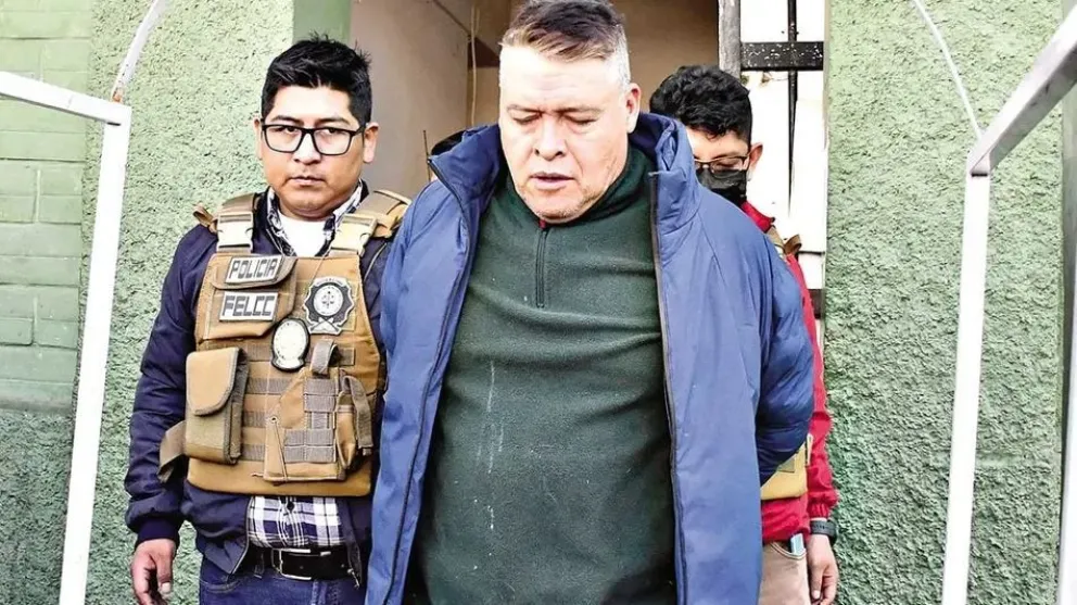 Zúñiga detenido. Foto: Archivo