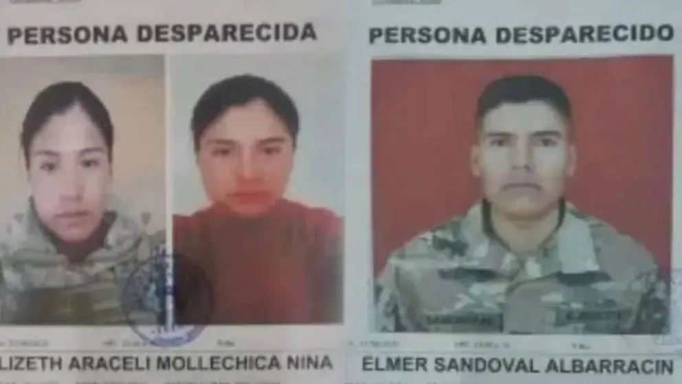 Imagen de la pareja desaparecida que difundió la Policía.