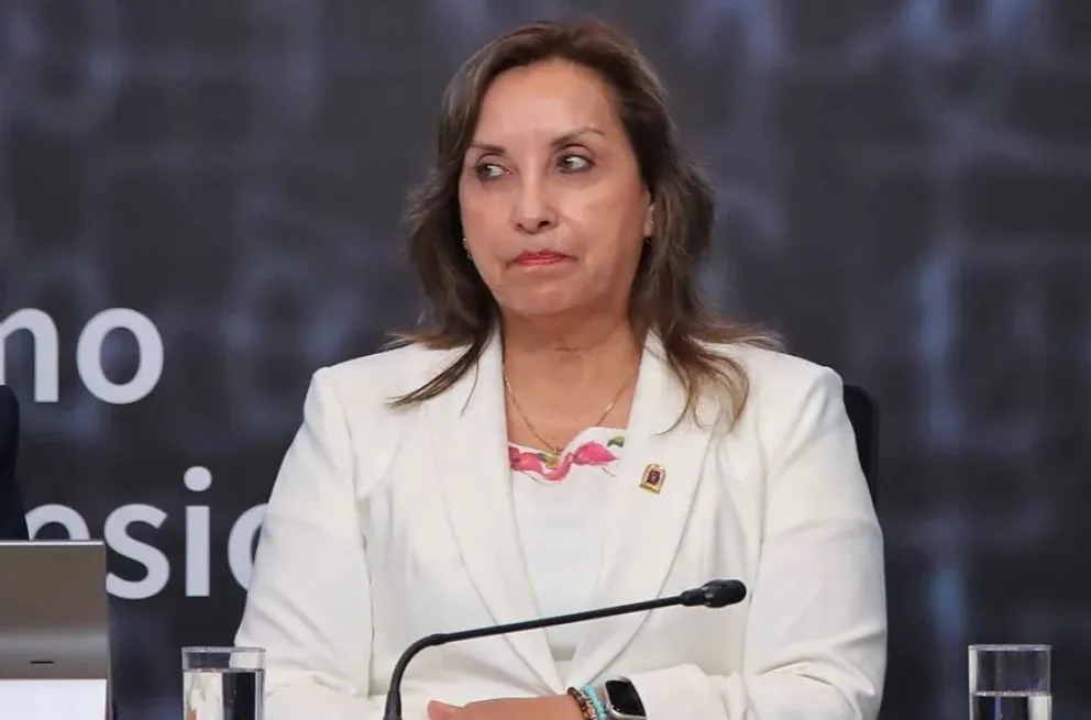 La presidenta de Perú, Dina Boluarte, en una imagen de archivo. Foto: EFE