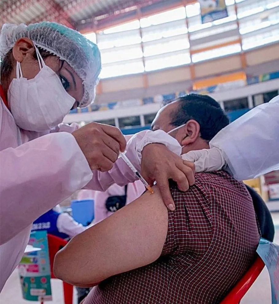 Vacunación contra la influenza. Foto: MSYD