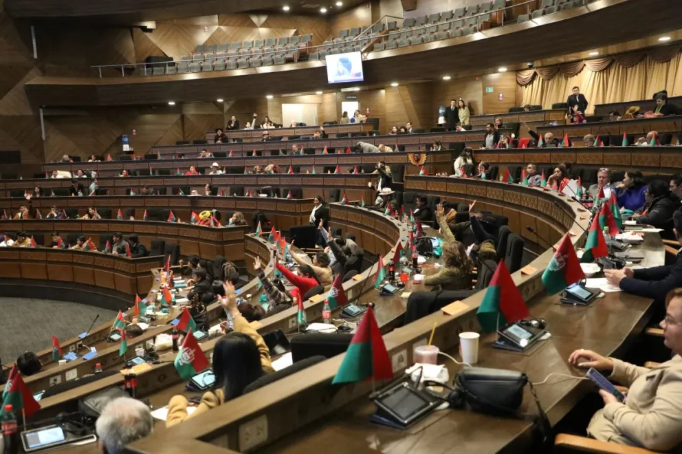 La sesión de Asamblea del martes. Foto: Vicepresidencia