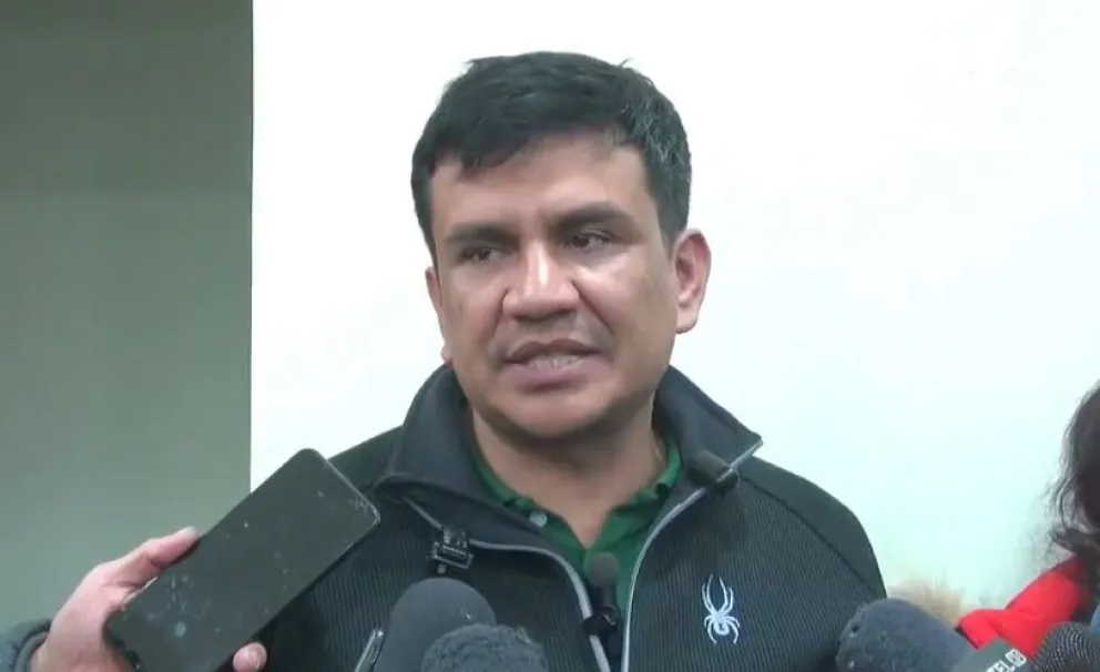 Luis Ayllón, gobernador interino de Chuquisaca. Foto: captura
