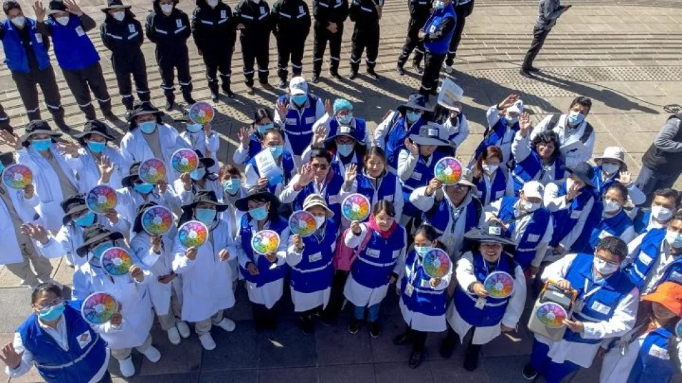 Brigadas de vacunación empezaron un rastrillaje casa por casa.  Foto: Ministerio de Salud