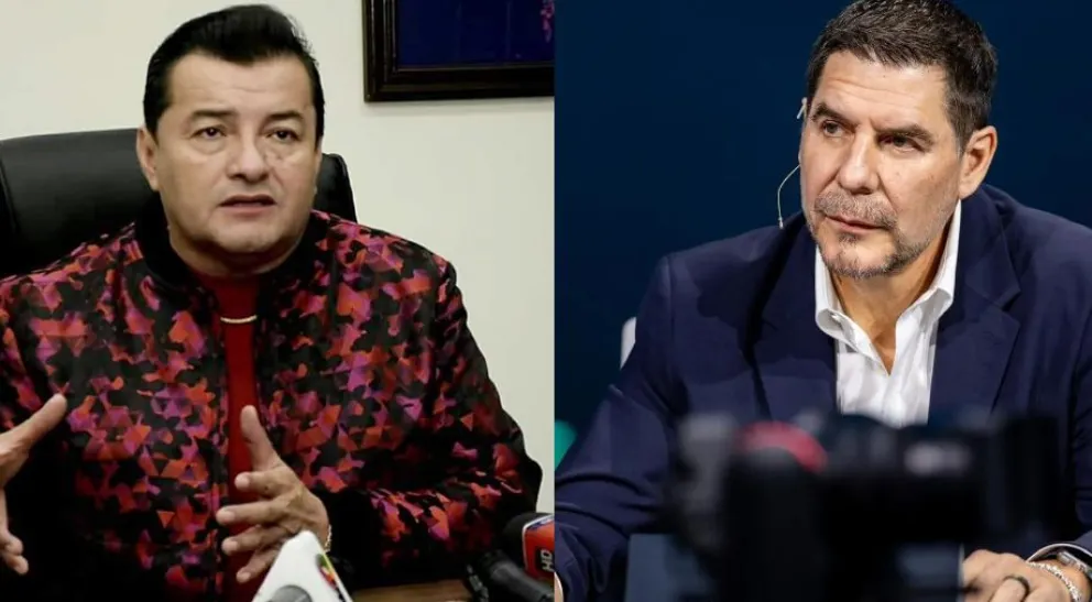 Jhonny Fernández y Marcelo Claure