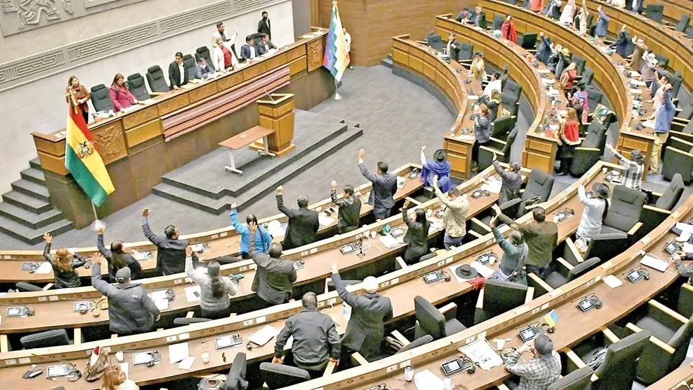 Una asamblea anterior dentreo de la ALP  Foto: APG