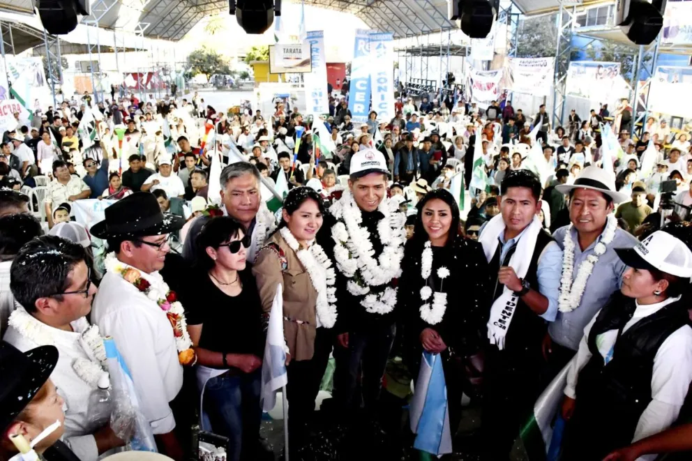 Andrónico Rodríguez en campaña. Foto: Cuenta de Andrónico Rodríguez