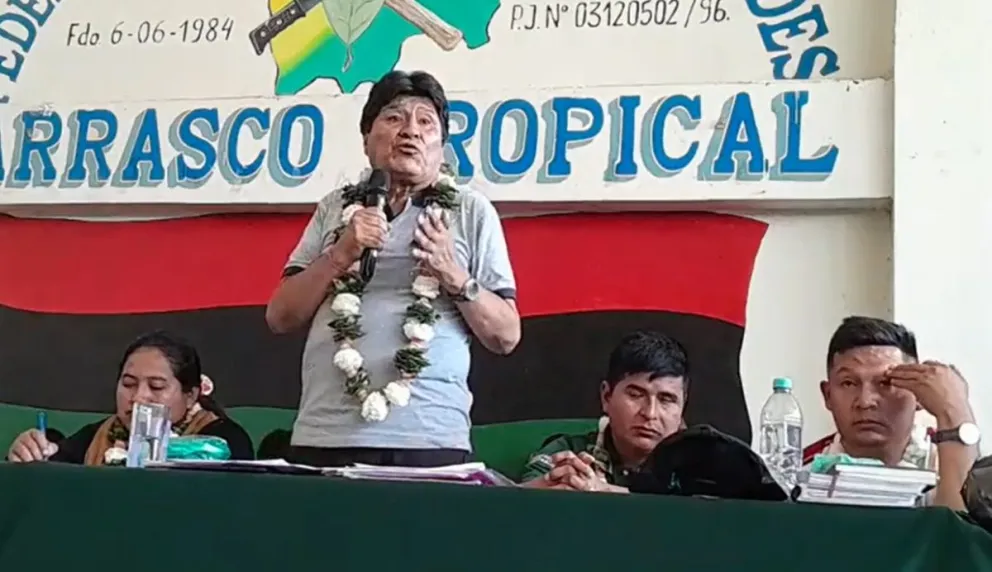 Evo Morales en la Federación Carrasco Tropical