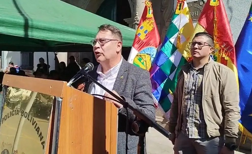 Jhonny Aguilera, viceministro de Régimen Interior y Policía. Foto: captura 