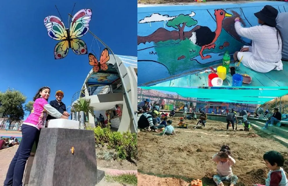 Espacios del museo con obras de mejoramiento. Fotos: Facebook Museo Pipiripi