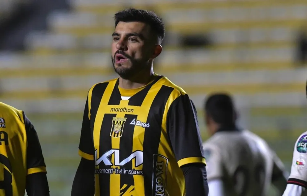 Enrique Triverio en uno de los últimos partidos de The Strongest. Foto: APG