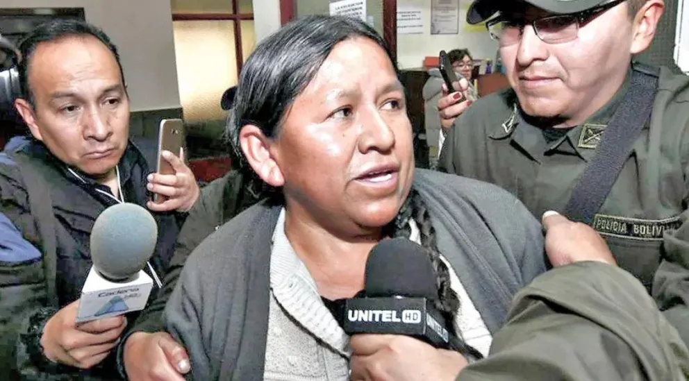 Nemesia Achacollo, exministra del Gobierno de Evo Morales. Foto: Archivo APG