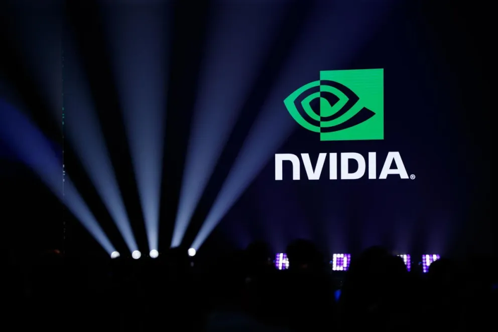 El logo de la tecnológica Nvidia. Foto: EFE