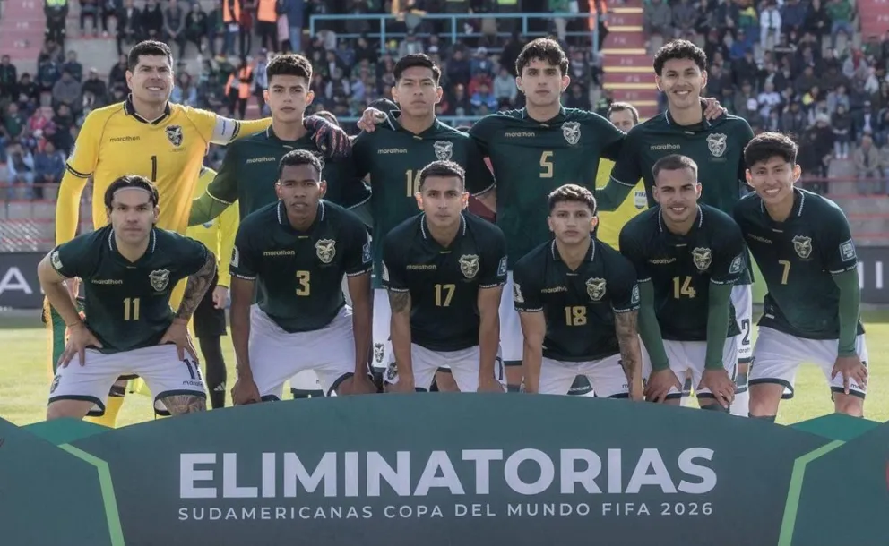 Las Selección nacional que le ganó en junio a Chile, en Villa Ingenio. Foto: FBF