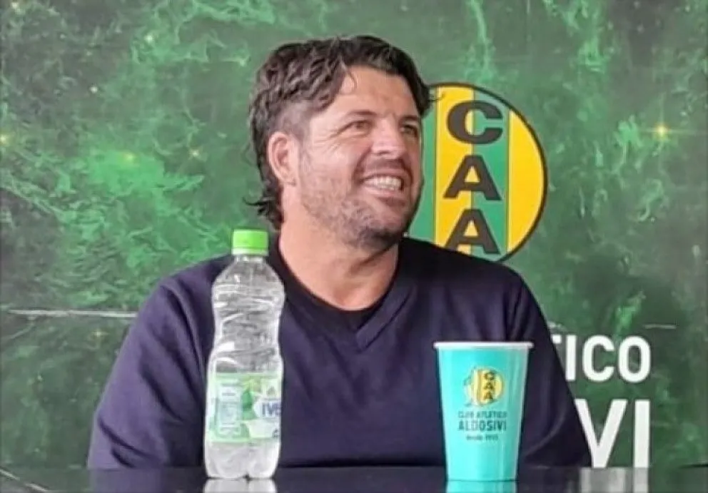 Hernán Tillous, presidente del club argentino Aldosivi. Foto: Club Aldosivi