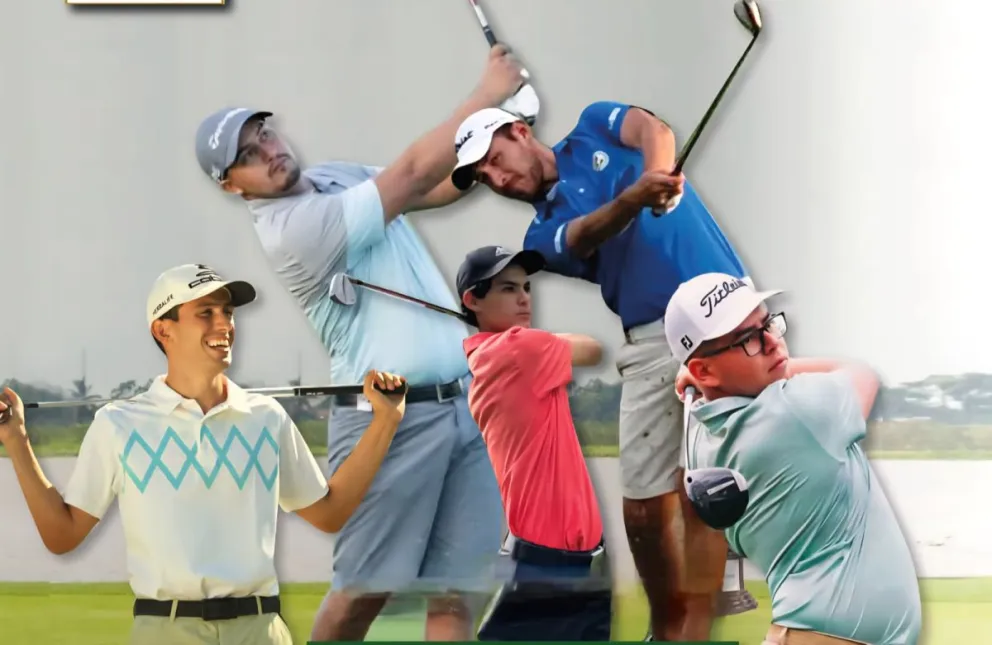 Foto del equipo nacional que viajará al Sudamericano de Guayaquil. Foto: Federación Boliviana de Golf