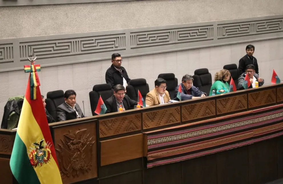 Una sesión de la ALP. Foto: Vicepresidencia del Estado (archivo)