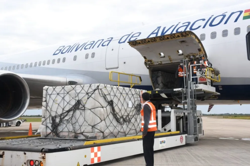 Cargamento trasladado por BOA. Foto: ABI: (referencial)