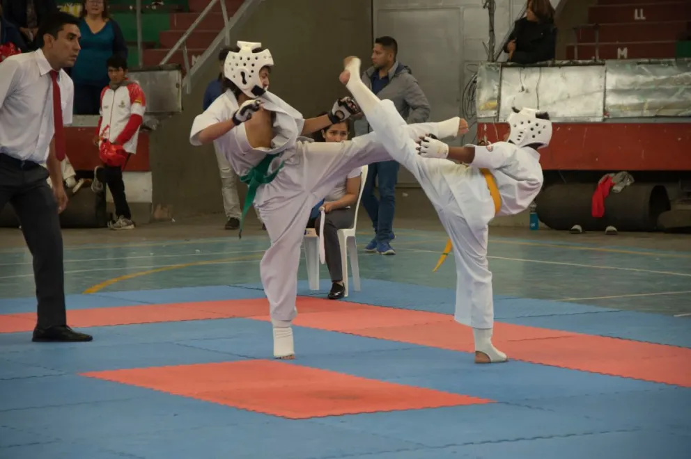 Incidencia de un combate en el marco de un torneo anterior. Foto: Feboka. 