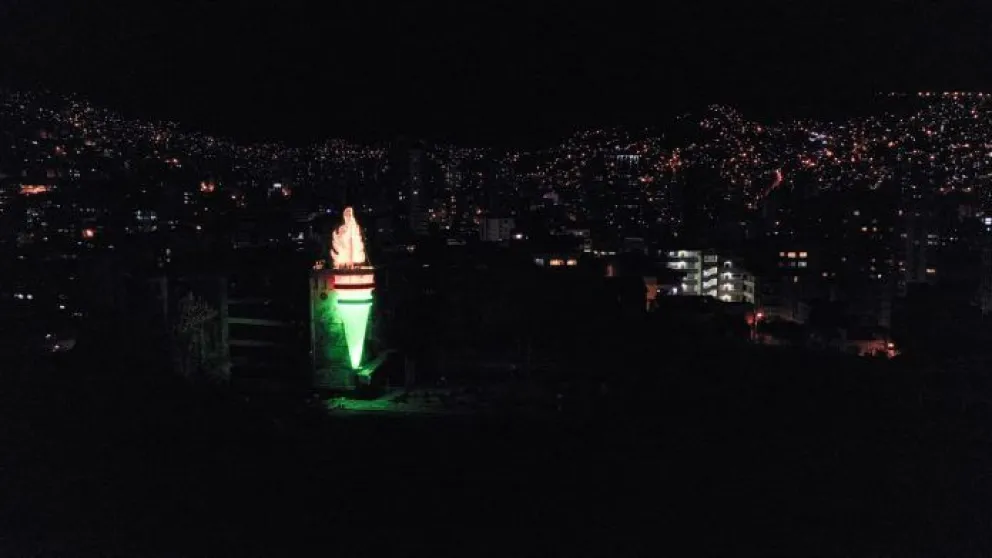Las teas de la “libertad, paz, amor y reconciliación” fueron encendidas el lunes 1 de julio. Foto: AMUN
