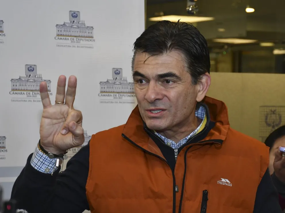 El candidato Rodrigo Paz. Foto: APG 