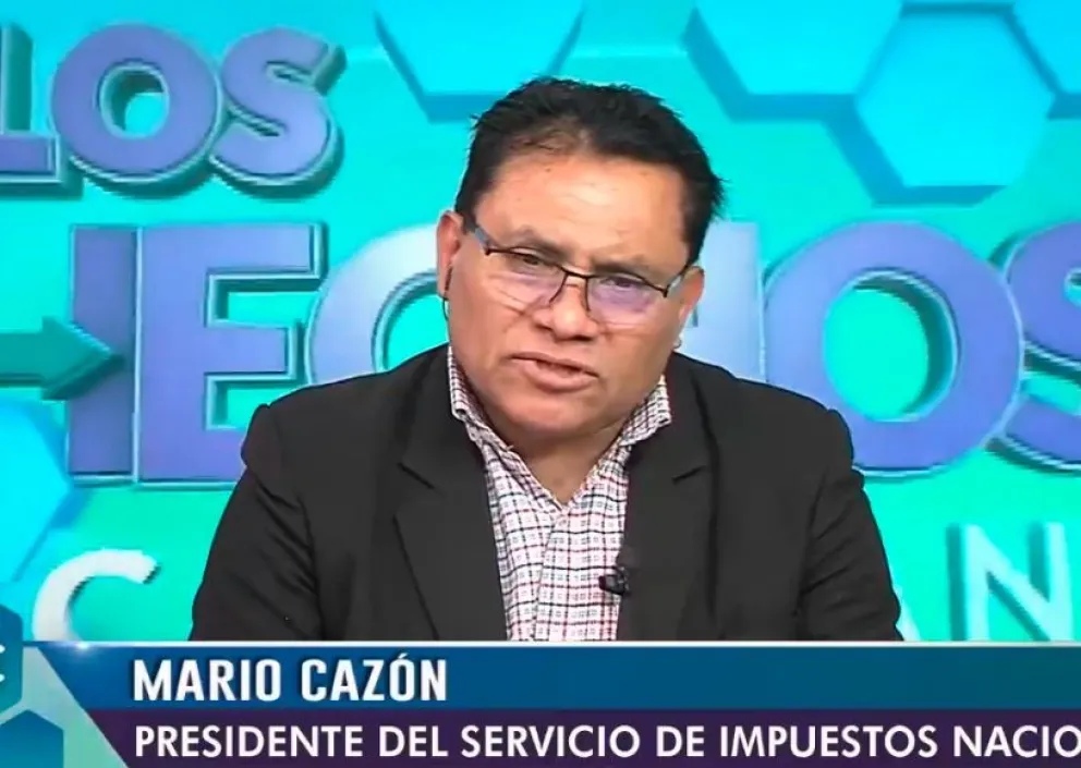 Mario Cazón, ejecutivo del SIN. Foto: Captura de video 