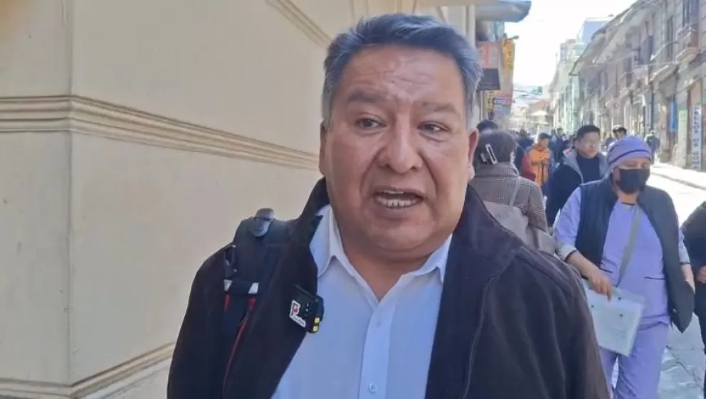 Luis Aruquipa, dirigente de la comunidad evangélica en Bolivia. Foto: Captura de video