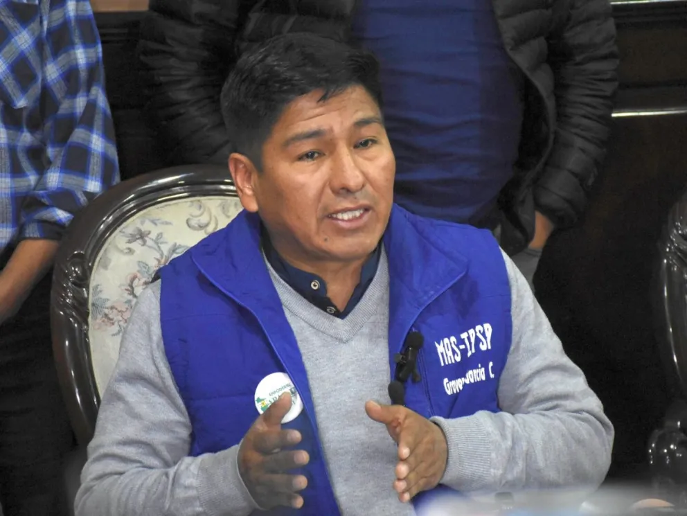 Grover García, presidente del MAS. Foto: APG