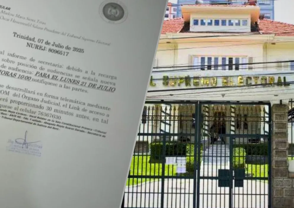 El recurso se resolverá el 21 de julio. Foto: Fuente Directa e imagen del documento 