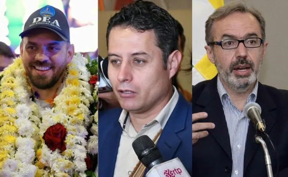 Eduardo Del Castillo, Edman Lara y Jorge Richter. Foto: Composición