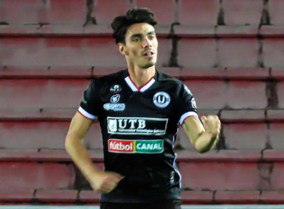 Diago Giménez, autor de la única conquista del partido en Sucre. Foto: Agencia Marka Registrada.