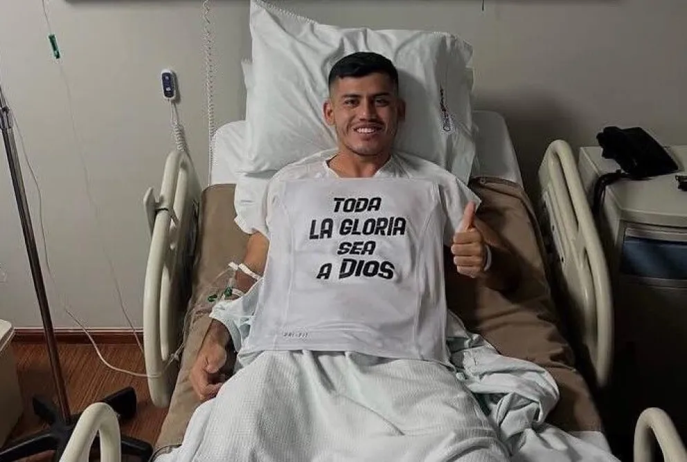Samuel Garzón fue intervenido quirúrgicamente hace unos días en Santa Cruz. Foto: Samuel Garzón.
